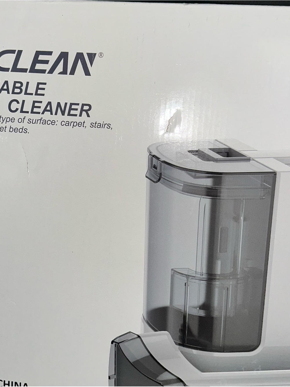 Cordless Spot Cleaner - Transparent Smoke Tank